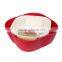 food grade pp plastic draining basket fruit basket or washing basin