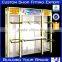 steel shelving photo exhibition stands display with shop fitting hooks