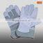 blue grain leather working gloves