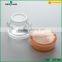 50ml cosmetic glass jar with arcylic lid for sale