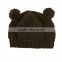2015 New Design Crochet Winter wholesale Knitted bear head Hats for Women