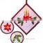 factory directed 100% cotton pot holder and oven mitt