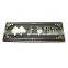 Custom aluminum desk name plate