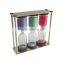 Hot Selling 3 in 1 Metal Sand Timer Hourglass Tea Timer                        
                                                Quality Choice