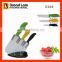3pcs Perfect Kitchen Assortment Ceramic Knife set 4"+5"+6" in acrylic knife stand