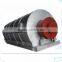Plant pyrolysis waste rubber to oil with no ash and safety