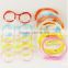 Bendable Shape-able Silly Glasses Drinking plastic Straw with mustache                        
                                                Quality Choice