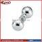 Aluminium Chrome back to back 2 sides glass door knob puller available in brass and stanless steel or aluminium without lock