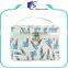 Ladies large size canvas cosmetic bag set makeup organizer bag with handle