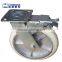 Factory direct sale 6,8,10,12 inches Heavy duty caster, white PU caster wheel