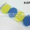 oval sponge scrubber with printing 4PC sponge scrubber 4PC scrubbing sponges all purpose household scour