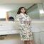 Printed Garments Trumpet Flower Parton Home Bathrobe