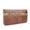Genuine crocodile leather long wallet for unisex, clutch bag for men and women, multi-card bits wallet