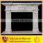 Mycare Stone green marble fireplace for Interior decoration