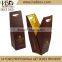 Top Quality Products Handmade Single Bottle Box Luxury Leather Empty Cardboard Paper Wine Packaging Box Wine Box