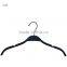 Hot Sale Durable Black Cheap Solid Plastic Hanger For Men