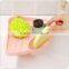 Suction Cup Bathroom Kitchen Sink Corner Storage Rack Plastic Soap Sponge Holder / Sink Triangle Corner Shelf