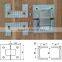 Best selling stainless steel 180 degree adjust shower sauna pivot hinge
