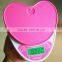 2016 3kg Heart Shape 3kg Digital Kitchen Scales