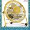 JY501B hot sale cheap metal material table desktop mini rechargeable cooling usb fan for summer gift for home and office