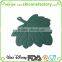 Lovely leaf shape soft silicone coaster/silicone rubber cup mat