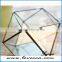 Hot sale indoor plant glass terrarium clear glass geometrical hanging terrarium-removable glass terrarium plant holder