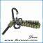 Army tactical outdoor survival paracord key chain with firestarter bar