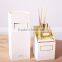 Cardboard reed diffuser box with botanical pattern