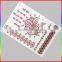 lace henna temporary tattoo sticker