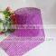 10Yard 24 rows rose color diamond rhinestone wrap rolls crystal wedding mesh ribbon