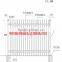 Anping factory hot dipped galvanized or powder coated zinc steel tubular fence