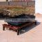 Small vibrating table for gold ore separation