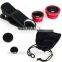 Best design Detachable 180-Degree Wide Angle Fish Eye Lens for Cell Phones and Digital Cameras