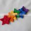 Crochet Multicolor Star Appliques,Supplies,Sewing