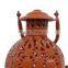 Orange garden decoration moroccan metal candle lantern