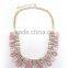 Fashion candy color white acrylic necklace