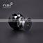 specialtv ball shape jet black real glass drawer knobs