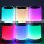 Free Sample Colorful LED Touch Light Bluetooth Speaker Smart Music Lamp