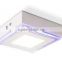 6w 8w 10w double color surface mounting square LED ceiling panel light