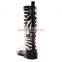 black and white stripe , carton of zebra rain boots, safety rain boots
