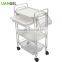 3 layers cheap nail salon trolley