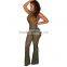 Bonvatt Sexy digital printing piece suit trousers pants with body clothing
