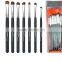 7pcs Natural Hair Long Lasting Eye Shadow Makeup Brush for Smudge Make up