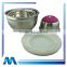 Hot selling stainless steel tableware fruit salad bowl with lid