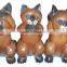 Cat wood figurine