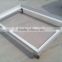 Aluminum transfer container with casters