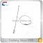 Durable flexible luggage tag metal strap loops for custom travel luggage tag