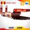 Factory director heavy machine transport trailer, 20ft flatbed semi trailer and 40ft 3 axle low bed semi trailer