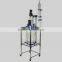 S-50L explosion-proof laboratory cylindrical double layer chemical glass reactor price