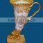 Fair Lady With Colorful Flower Decorated Vase, Creative Designed Flower Holder